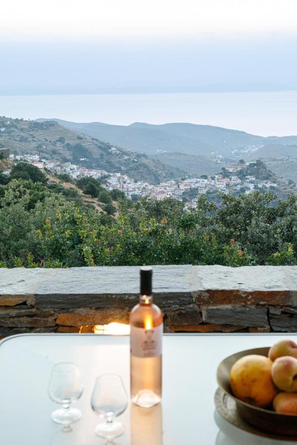 Cycladic Villa With Sea View! Ioulis Eksteriør bilde