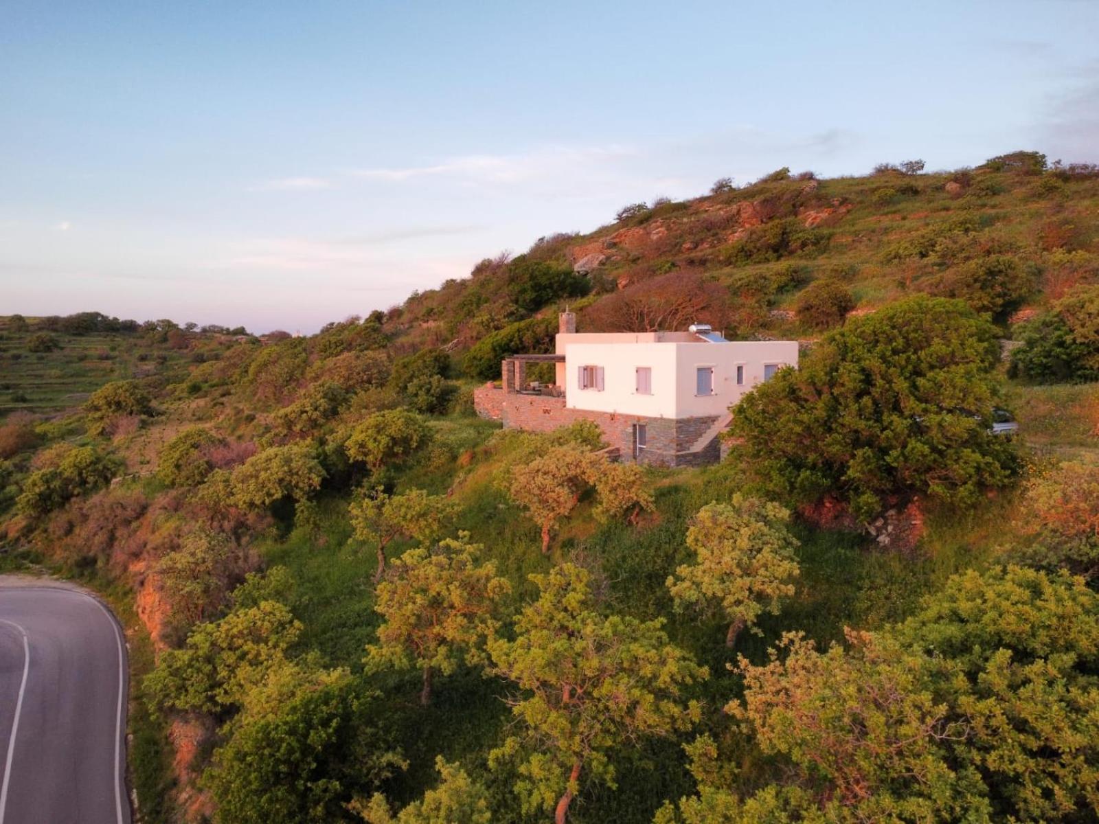 Cycladic Villa With Sea View! Ioulis Eksteriør bilde